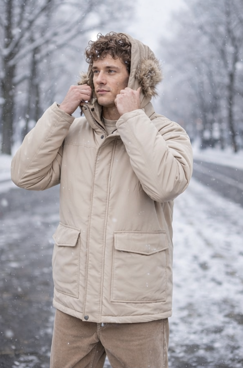 Geacă parka bărbați – călduroasă pentru sezon rece