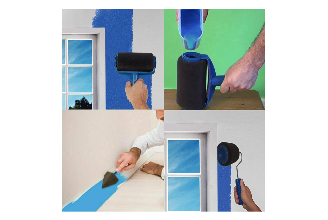 Set Trafalet Profesional cu Rezervor – Vopsire Fara Scursuri, Fara Mizerie, cu Accesorii Complete