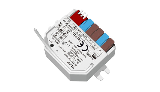 Controller LED V1-SP 12-48V DC – Dimmer RF & Push-Dim, PWM până la 16kHz