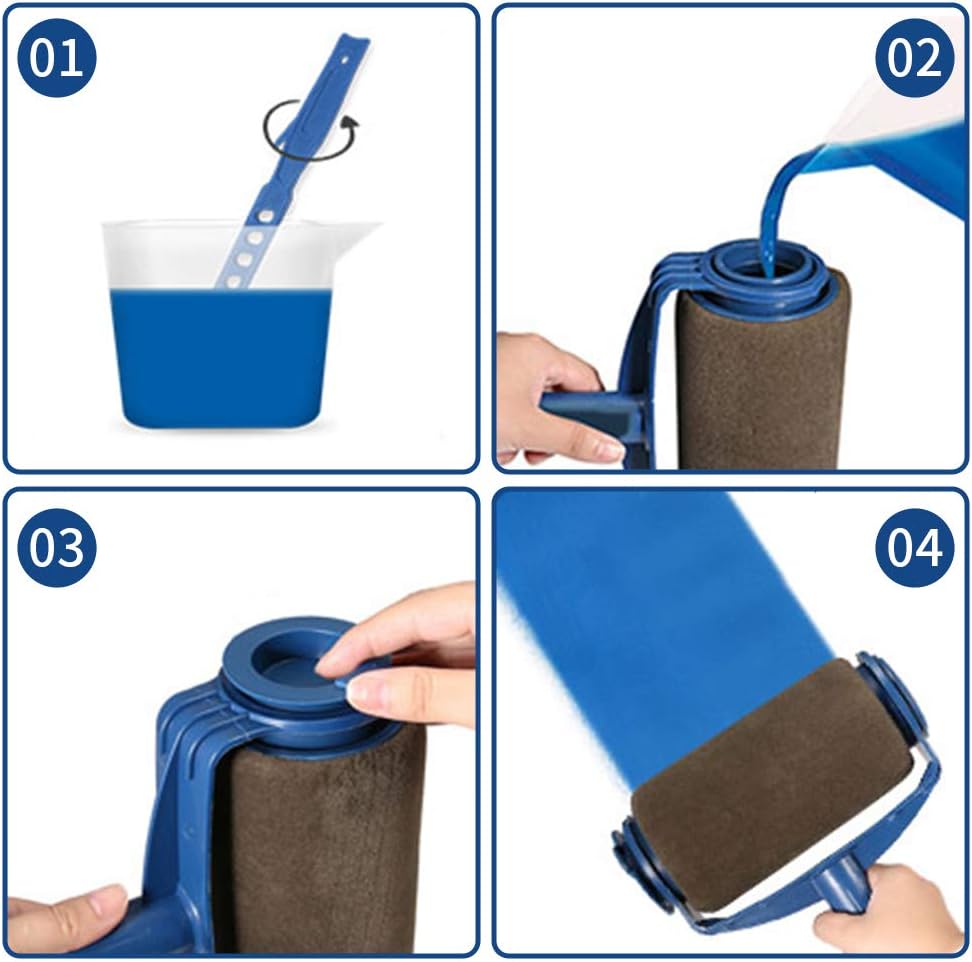 Set Trafalet Profesional cu Rezervor – Vopsire Fara Scursuri, Fara Mizerie, cu Accesorii Complete