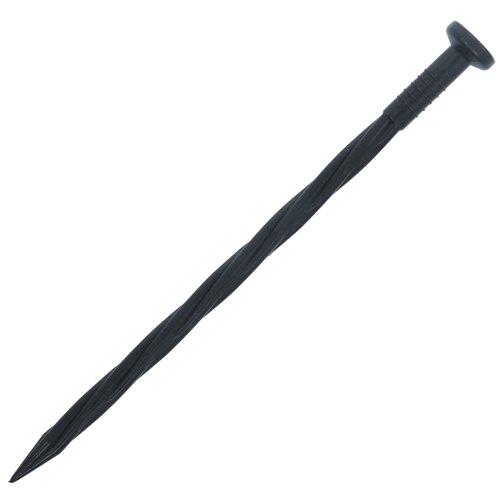 Bordură De Gazon Flexibilă Cu 30 Țăruși, 10 M, 5 Cm