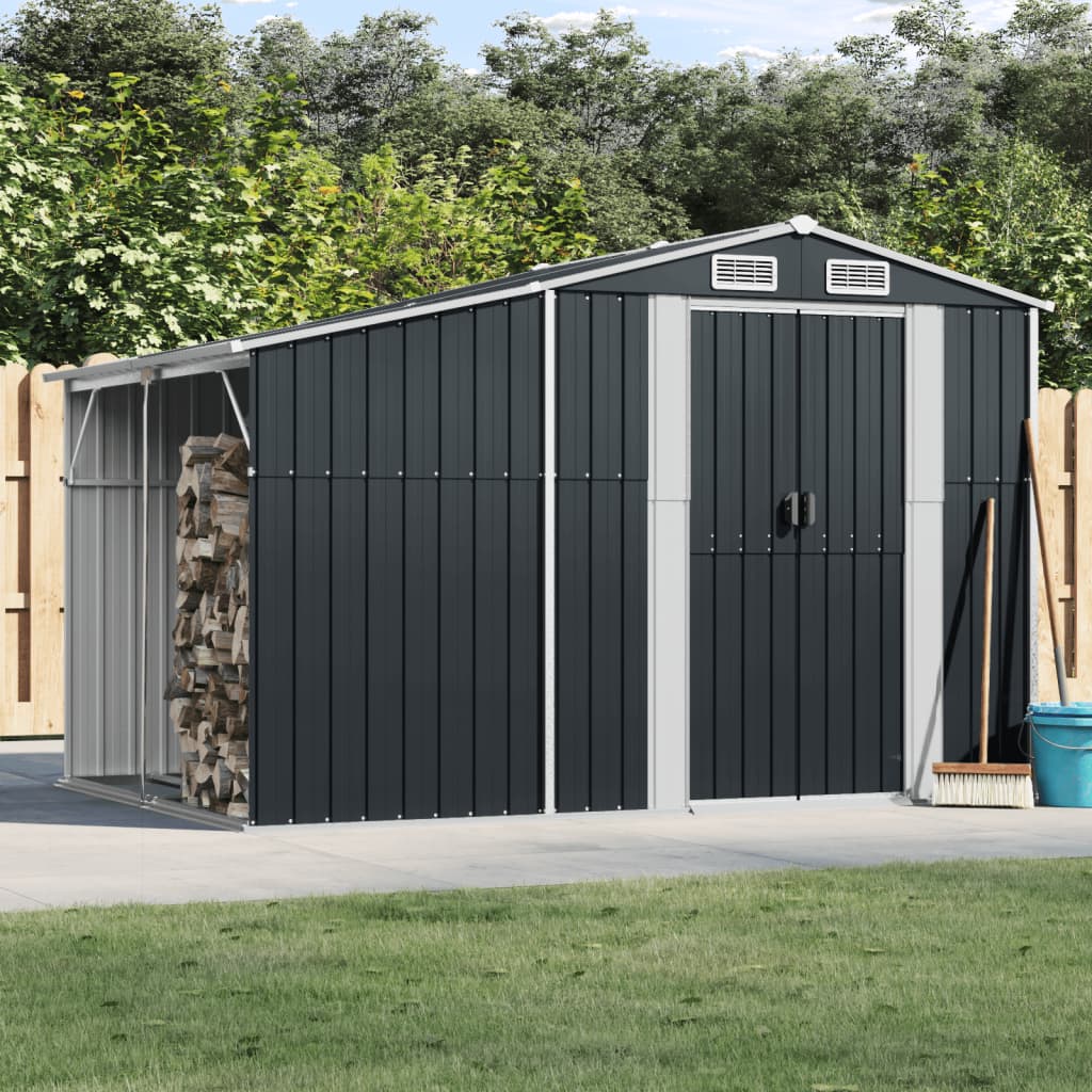 Șopron De Grădină, , 277X93X179 Cm, Oțel Galvanizat
