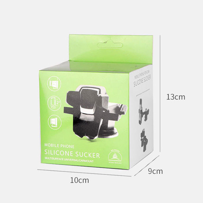 Suport Auto Telefon cu Ventuză și Braț Telescopic – Rotire 360° – Fixare Anti-Șoc