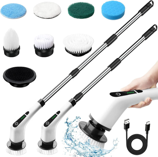 Perie Electrică Rotativă Multifuncțională cu 9 Capete