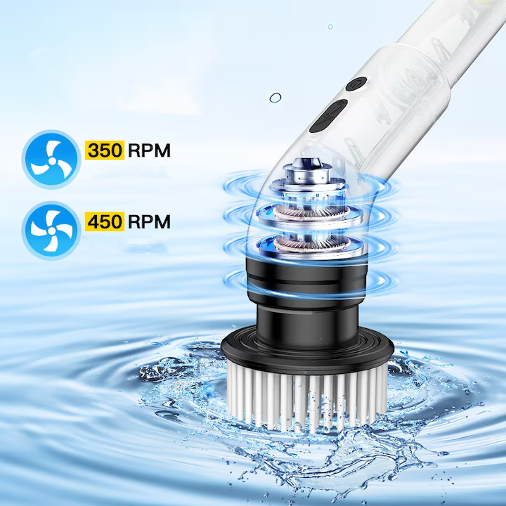 Perie Electrică Rotativă Multifuncțională cu 9 Capete