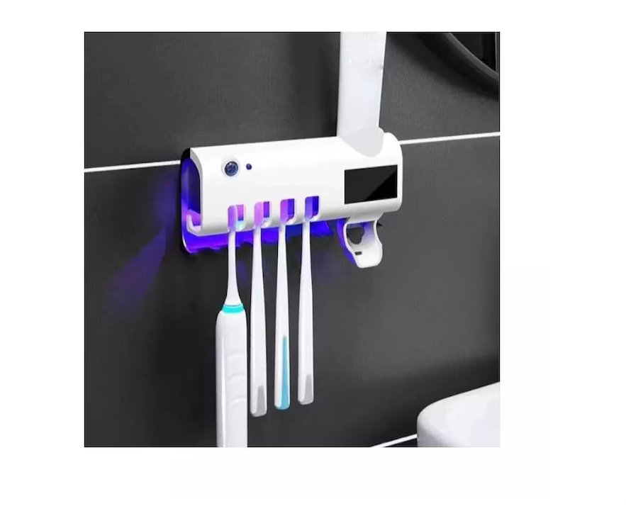Dozator pastă de dinți cu sterilizare UV