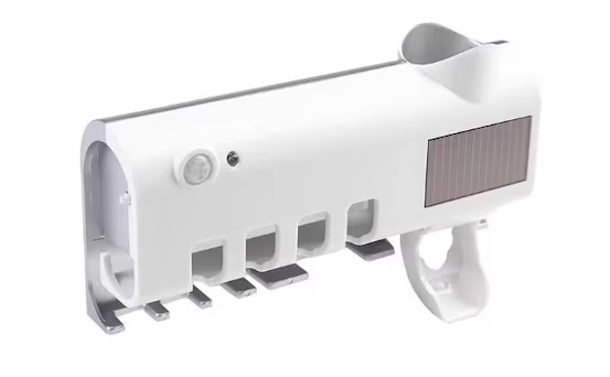 Dozator pastă de dinți cu sterilizare UV