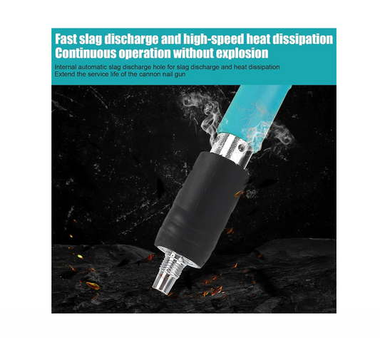 Pistol pentru fixare cuie în beton și oțel – set complet cu accesorii și valiză transport