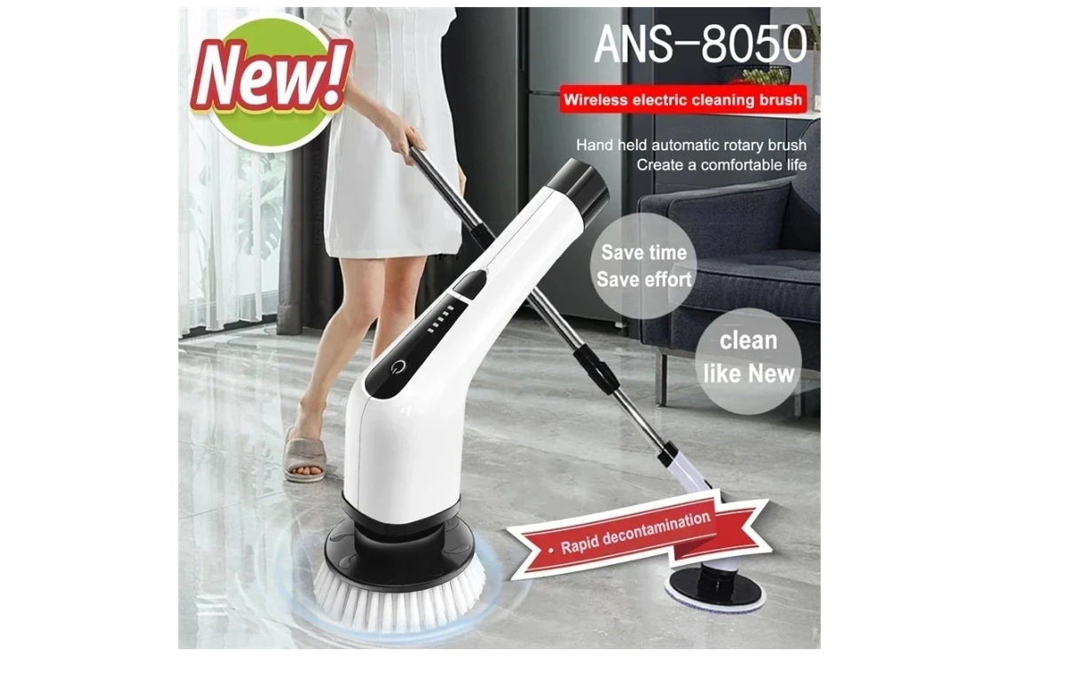 Perie Electrică Rotativă Multifuncțională cu 9 Capete