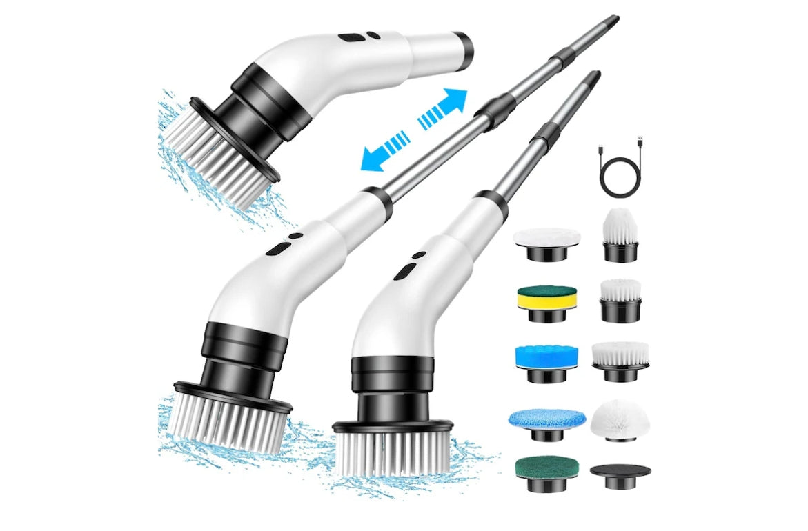 Perie Electrică Rotativă Multifuncțională cu 9 Capete