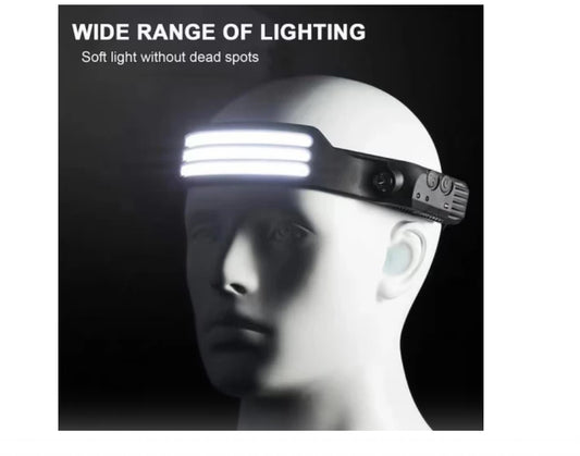 Lanternă frontal bandă LED COB
