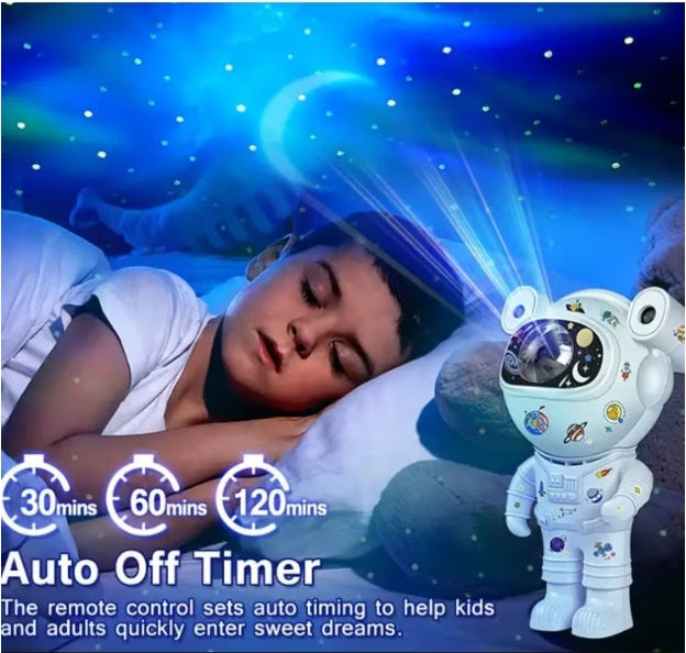 Proiector LED Astronaut Galaxy cu Bluetooth - Lumini RGB Night Light