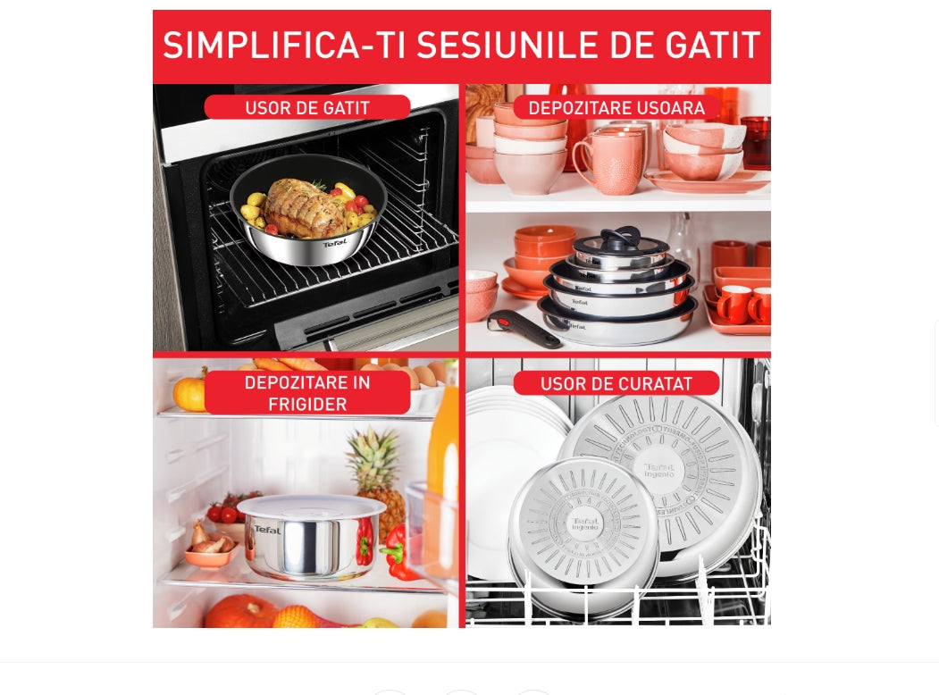 Set vase Ingenio L897SB74, 11 piese