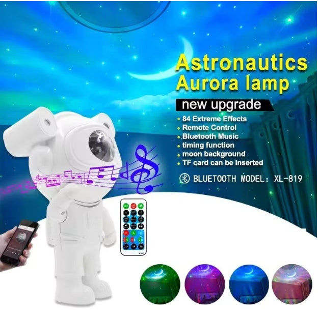 Proiector LED Astronaut Galaxy cu Bluetooth - Lumini RGB Night Light