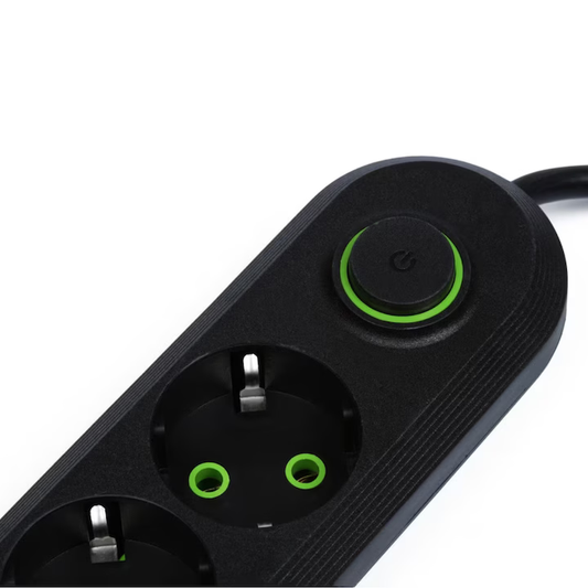 Prelungitor Multifuncțional 3 Prize + 3 USB