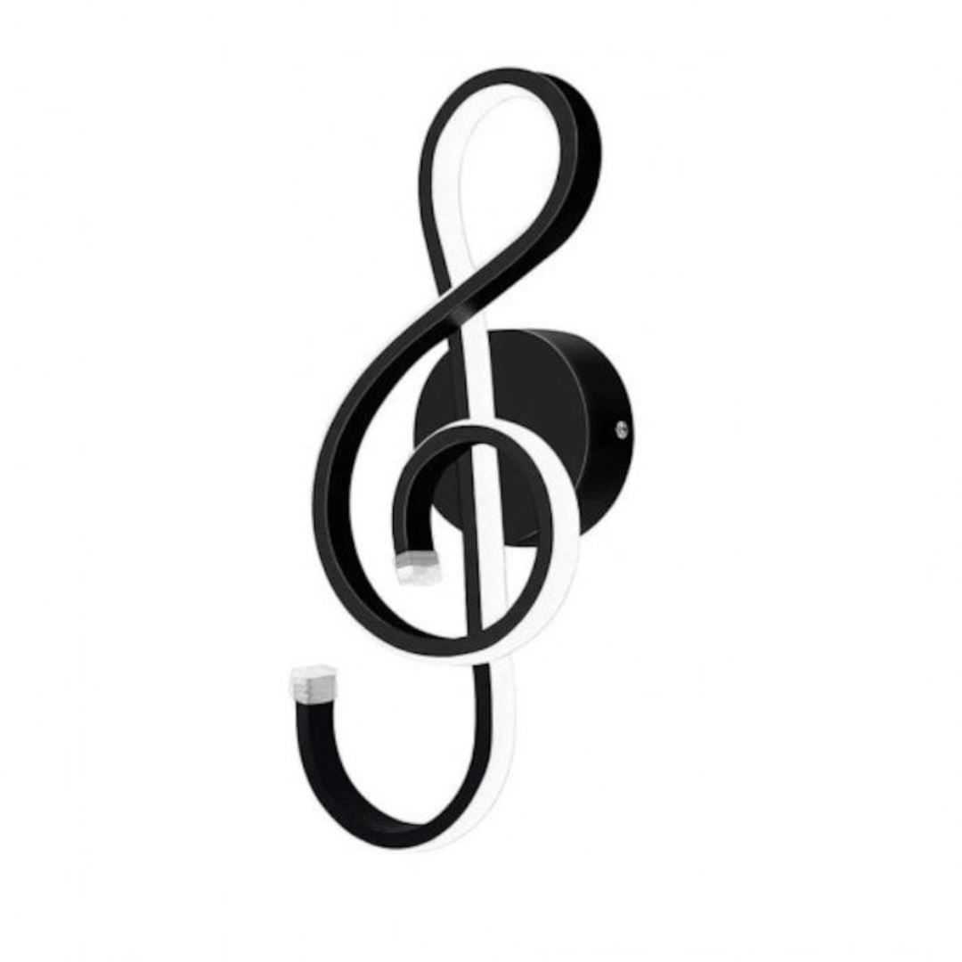 Aplica LED Cheia Sol 34W Lumina Rece/Calda/Neutra Metal Negru